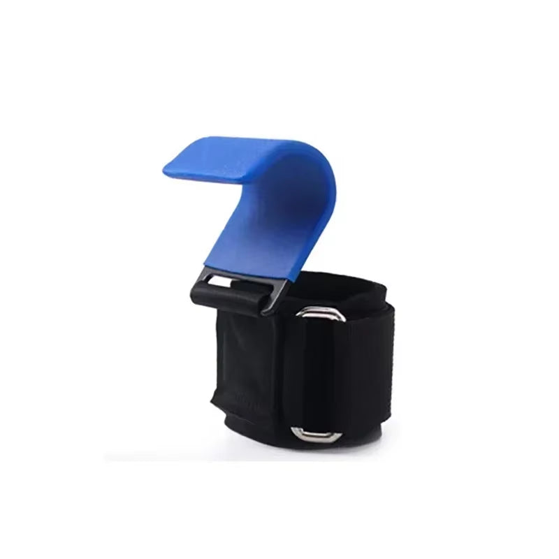 2/1PC Weight Lifting Hook Grips with Wrist Wraps Gym Hand-Bar Wrist Strap Fitness Hook Weight Strap Pull-Ups Power Lift Gloves
