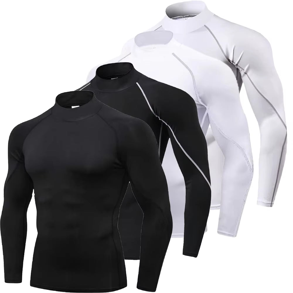 Mens Long Sleeve Compression Shirt