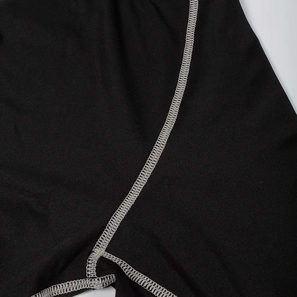 Men'S Workout Compression Shirt Quick Dry Running T-Shirt Turtleneck Long Sleeve Rash Guard Gym Base Layer Athletic Undershirt