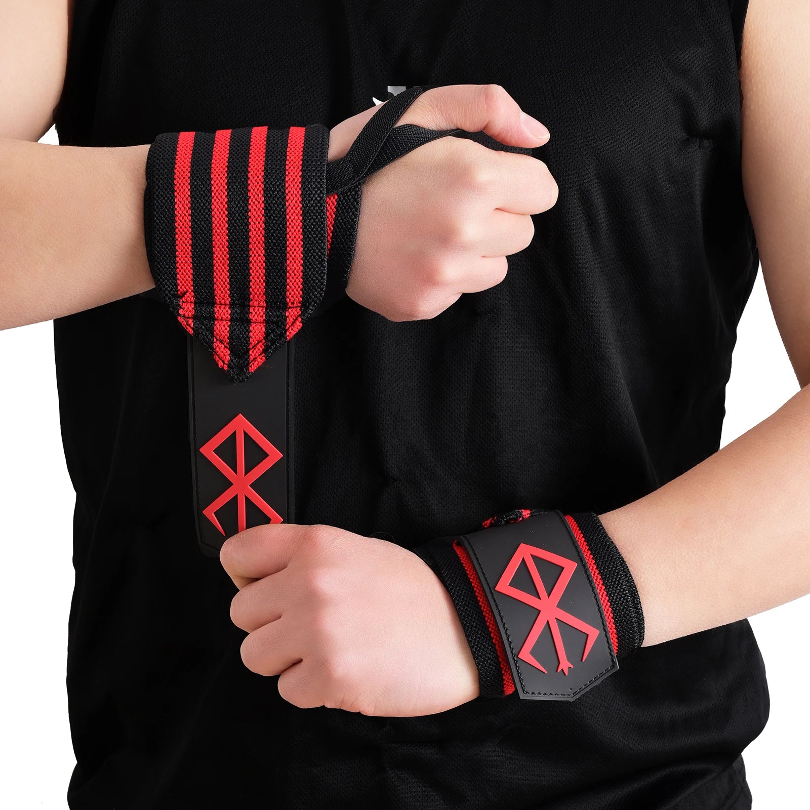 Berserk Wrist Wraps for Weightlifting,Gym Lifting Strap for Women Men,Weightlifting Lifting Strap for Powerlifting