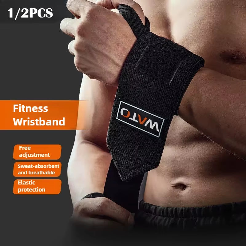 1/2Pc Gym Wrist Brace Adjustable Compression Wristbands for Unisex Weightlifting Powerlifting Sports Protective Gear Accessories