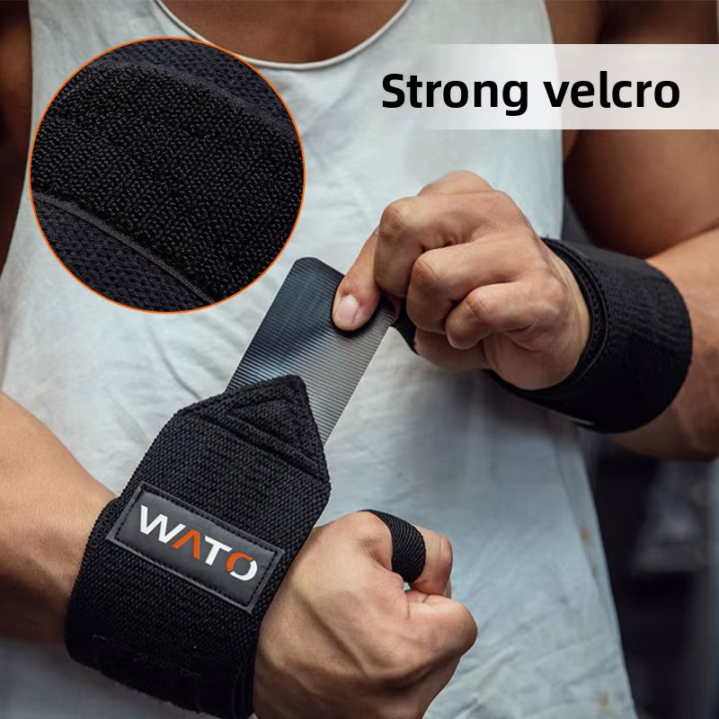 1/2Pc Gym Wrist Brace Adjustable Compression Wristbands for Unisex Weightlifting Powerlifting Sports Protective Gear Accessories