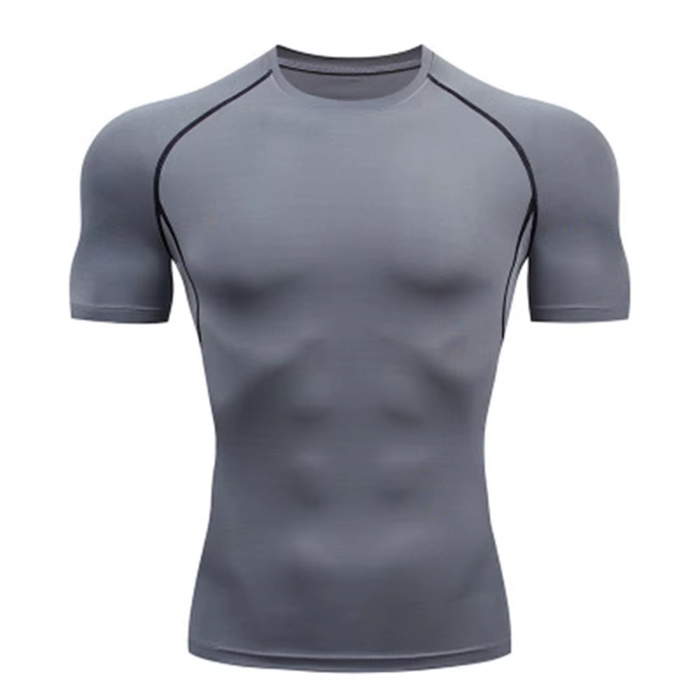Mens Short Sleeve Compression Shirt